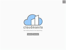 Tablet Screenshot of cloudmanila.com